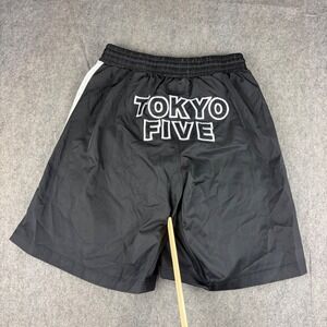 Tokyo Five Shorts Men's 32 Black Fighting Mauy Thai Gym Jiu Jiustu Japanese